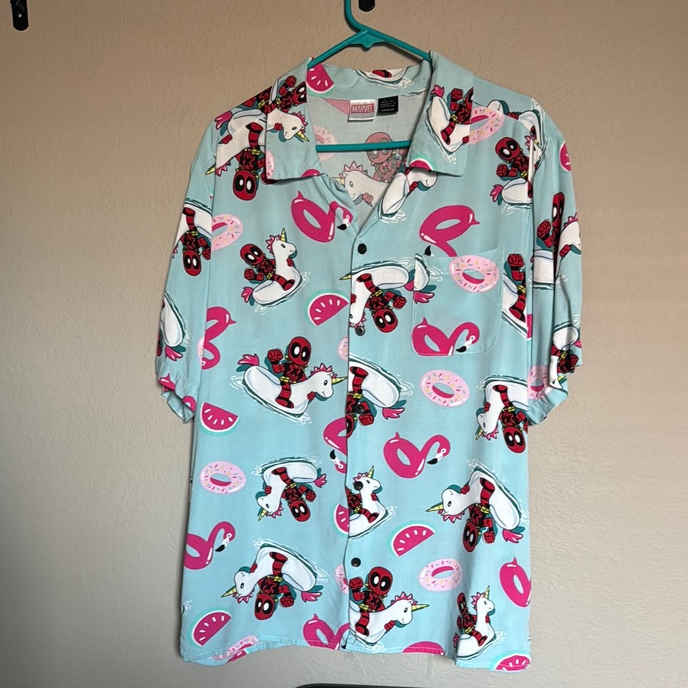 Deadpool unicorn pool float shirt